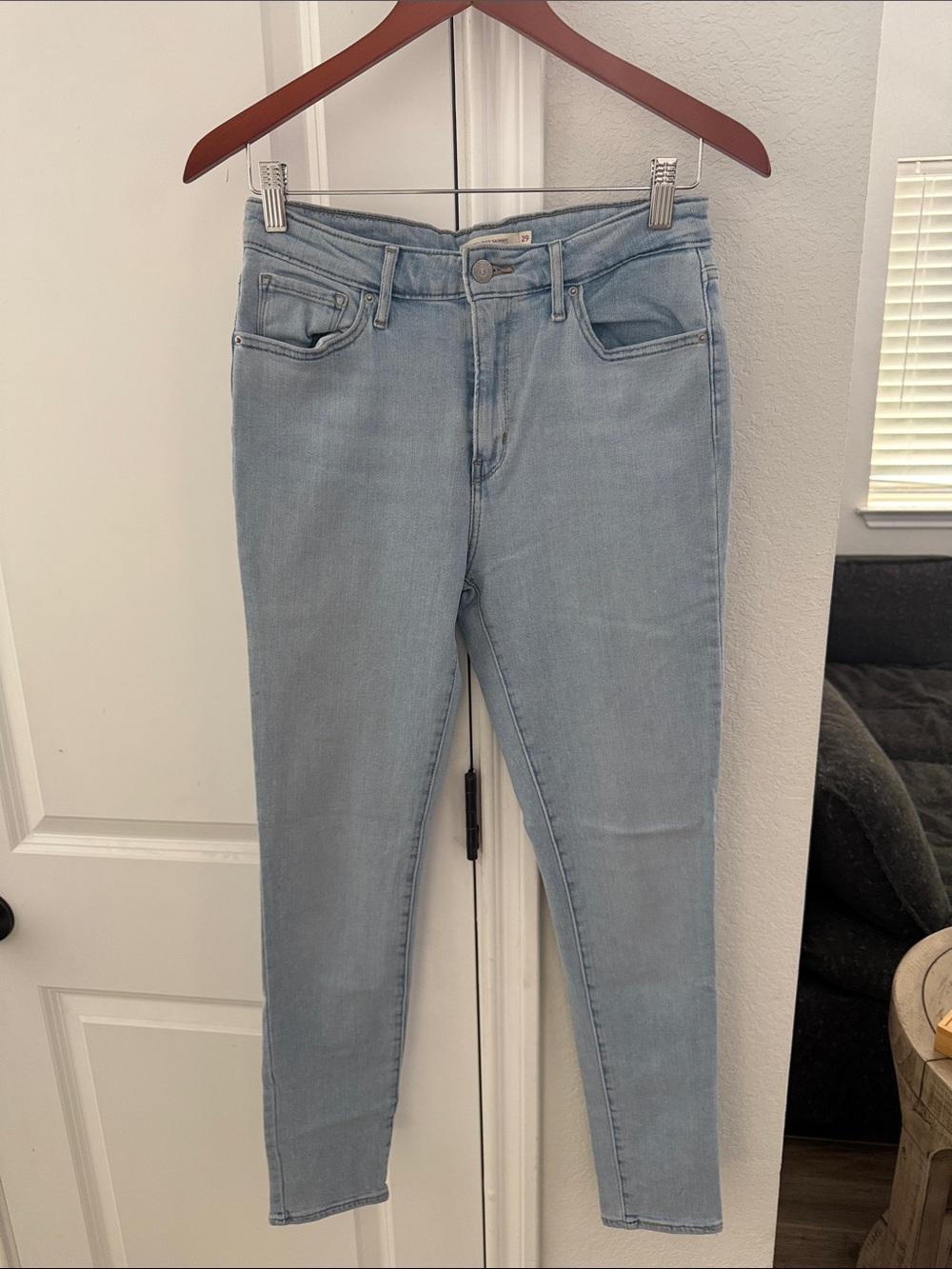 Levi's Light Blue Skinny Jeans - High Rise